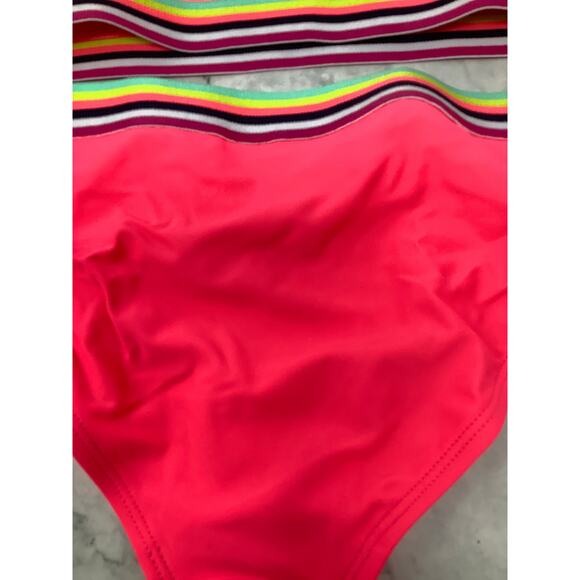 Kanu Surf Girl's 10 Tanya UPF 50+ Hot Pink Beach Sport Bikini Swimsuit G25-25 - Picture 7 of 12